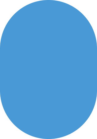 blue circle on a white background