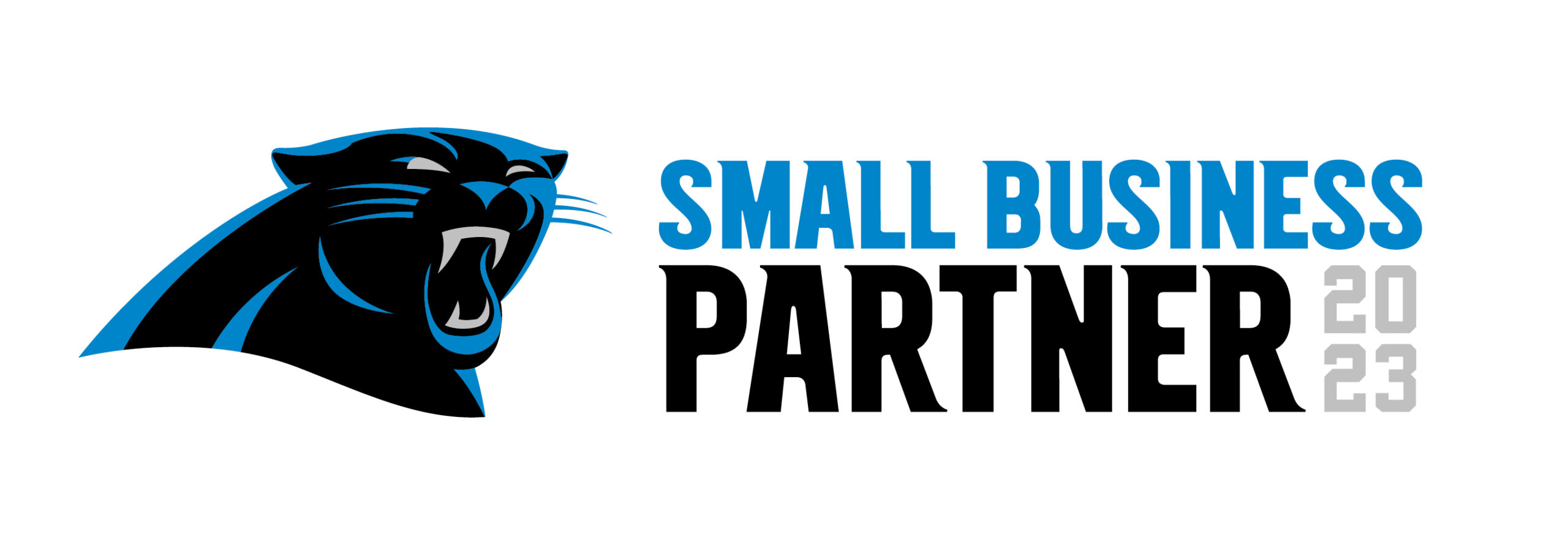 Carolina Panters Small Business Parter 2023 Logo