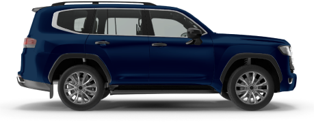 blue suv on a white background